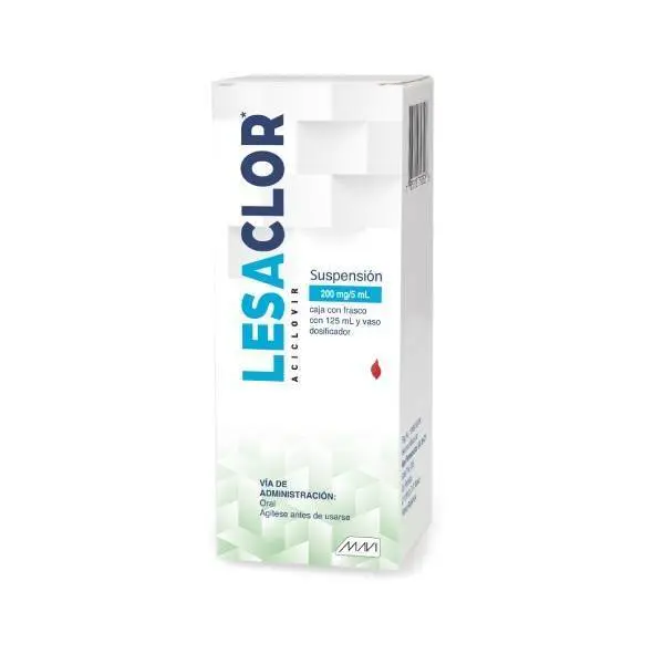 LESACLOR SUSP. Fco. 125 ML. 200 MG/5 ML.