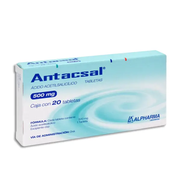 ANTACSAL c/20 TABS. 500 MG.