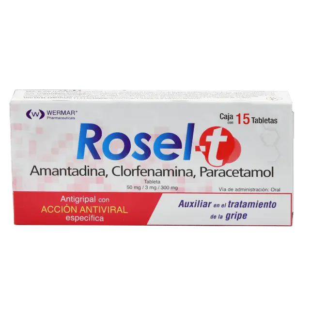 ROSEL-T c/15 TABS. 50/3/300 MG.