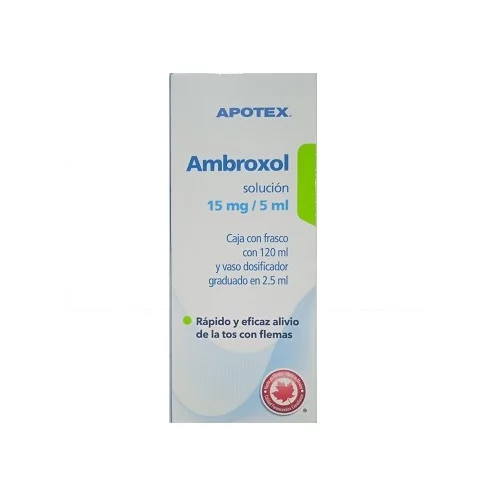 AMBROXOL (Apotex) SOL. Fco. 120 ML. 15 MG/5 ML.