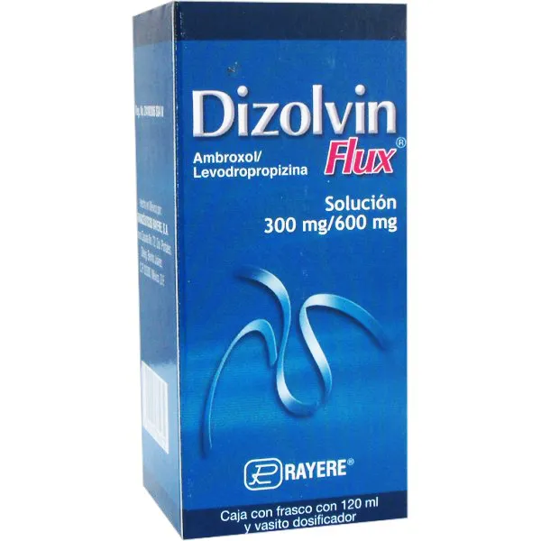 DIZOLVIN FLUX SOL. Fco. 120 ML. 300-600 MG/100 ML.