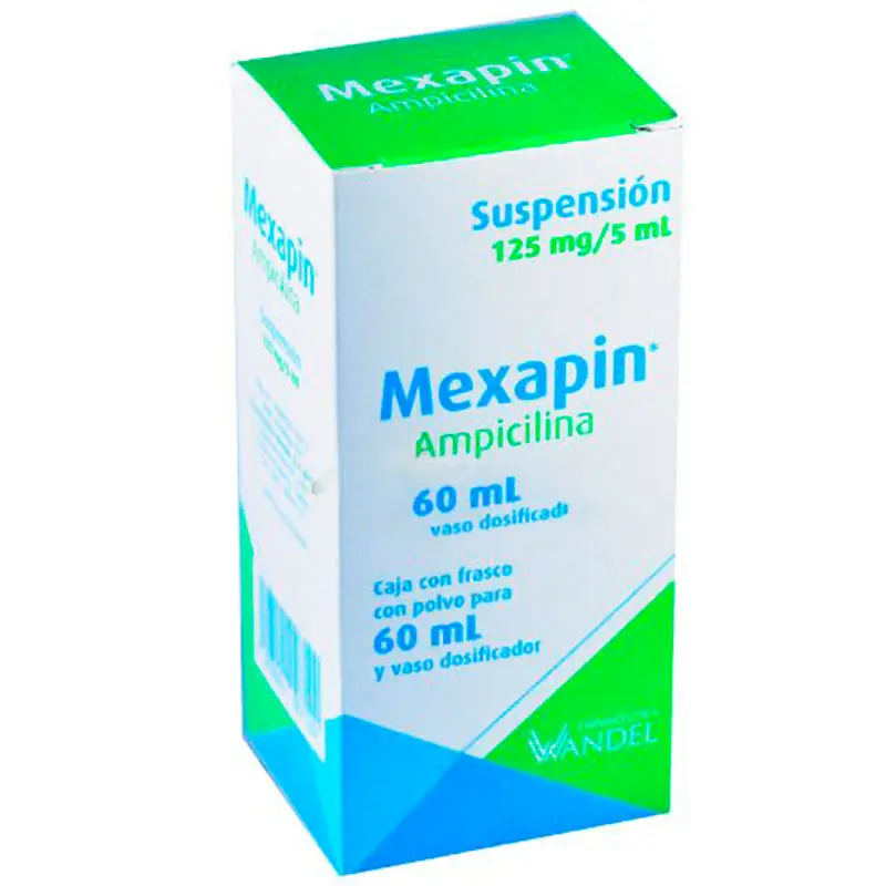 MEXAPIN SUSP. Fco. 60 ML. 250 MG/5 ML.
