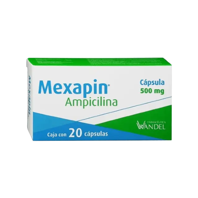 MEXAPIN c/20 CAPS. 500 MG.