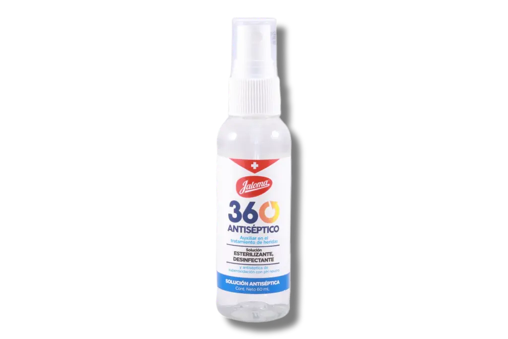 360 ANTISÉPTICO SOLUCIÓN Fco. Atomizador 60 ML. 60 PPM.