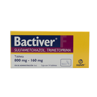 BACTIVER-F c/14 TABS. 800/160 MG.