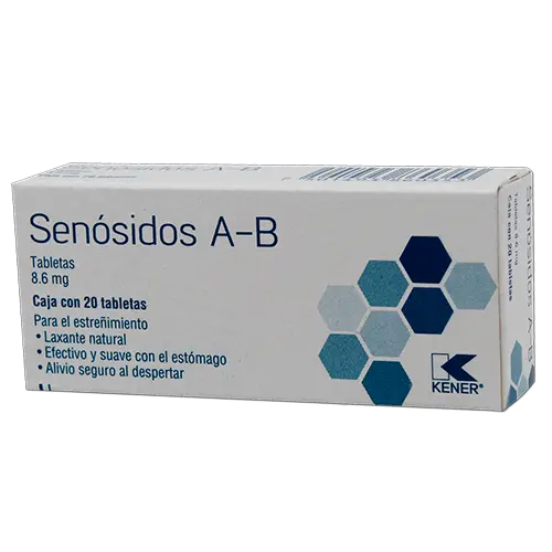 SENÓSIDOS A-B (Kener) c/20 TABS. 8.6 MG.