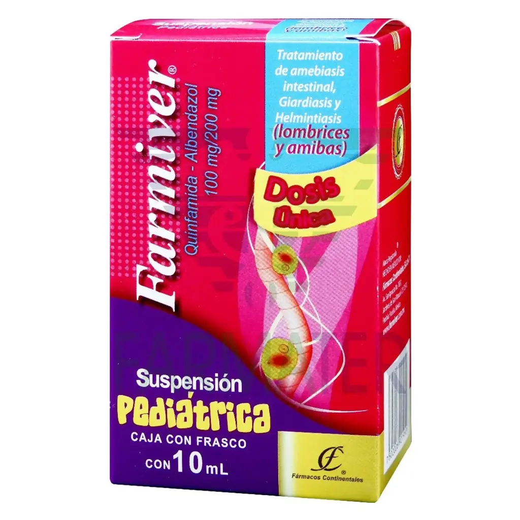 FARMIVER SUSP. Pediátrica Fco. 10 ML. 100-200 MG/10 ML.