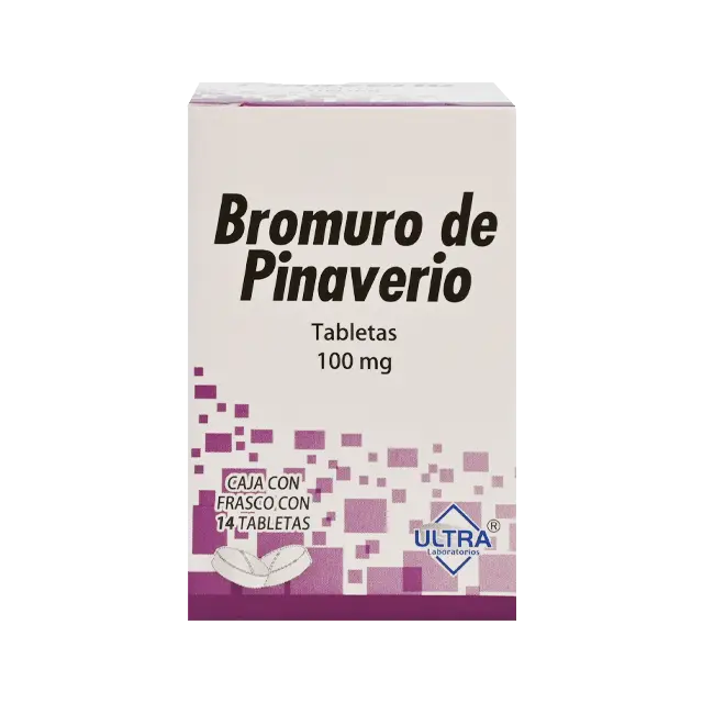 BROMURO DE PINAVERIO (Ultra) c/14 TABS. 100 MG.