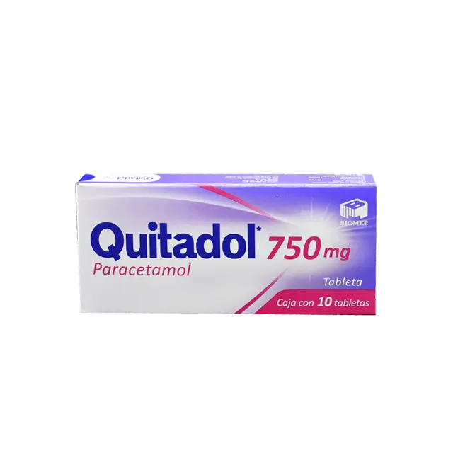 QUITADOL c/10 TABS. 750 MG.