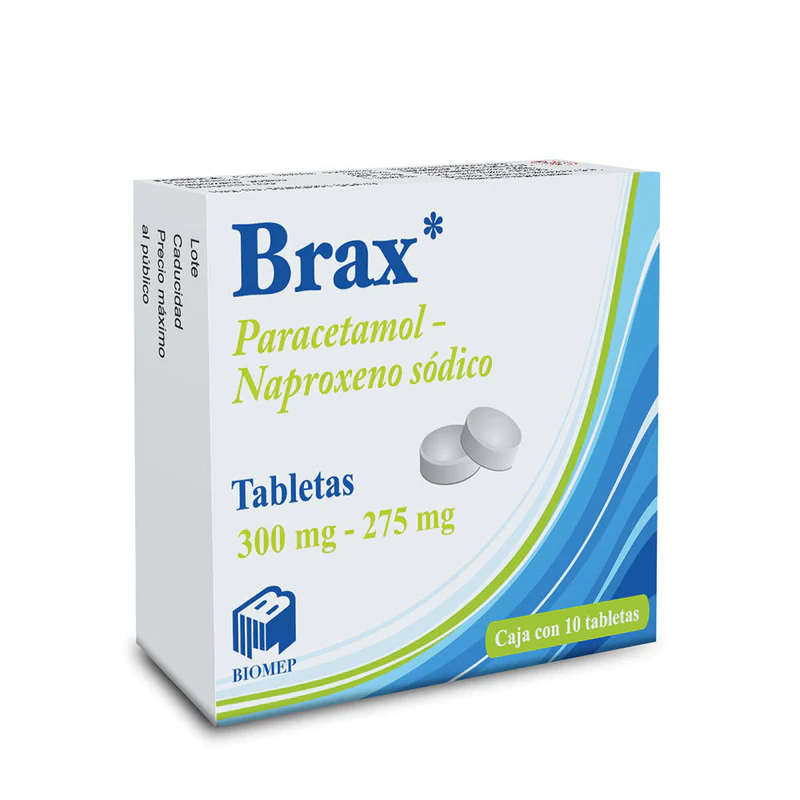 BRAX c/10 TABS. 300/275 MG.