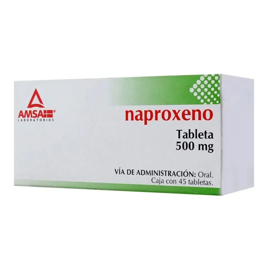 NAPROXENO (Amsa) c/45 TABS. 500 MG.