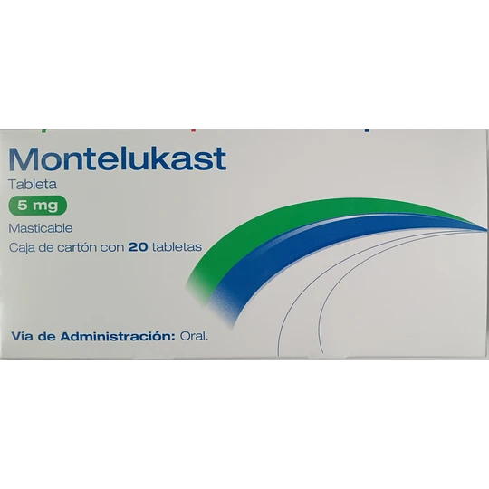 MONTELUKAST (Neolpharma) c/20 TABS. Masticables 5 MG.
