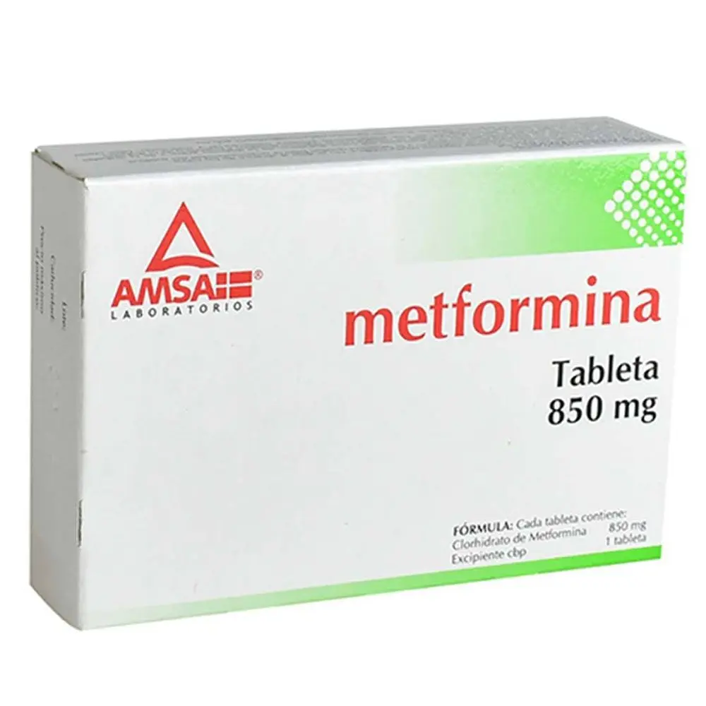 METFORMINA (Amsa) c/30 TABS. 850 MG.