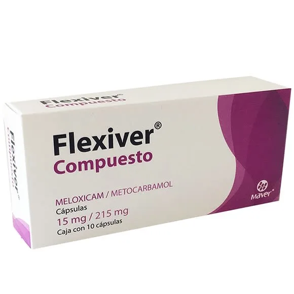 FLEXIVER Compuesto c/10 CAPS. 15/215 MG.