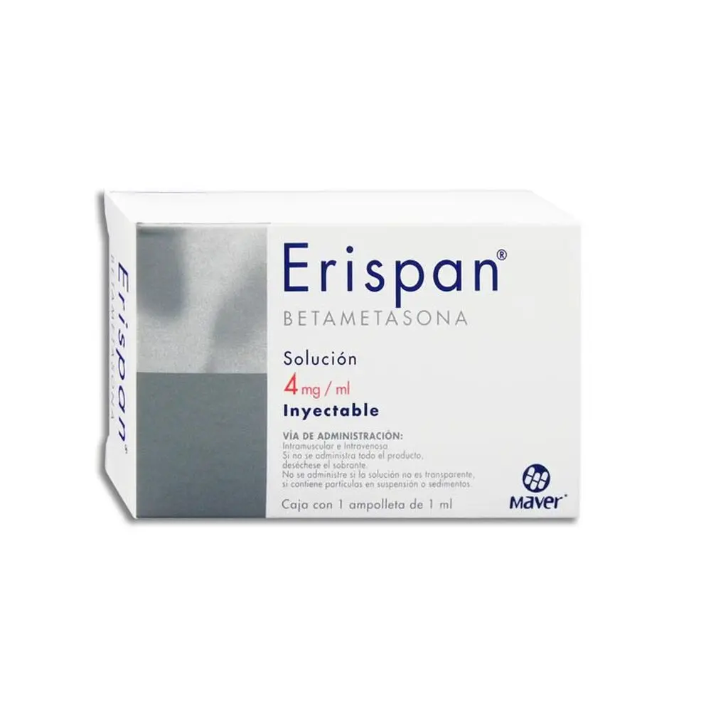 ERISPAN Sol. Iny. c/1 AMPTA. 4 MG/1 ML.