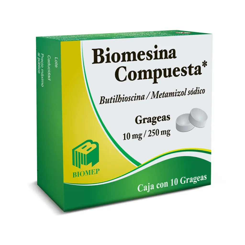 BIOMESINA Compuesta c/10 GRAG. 10/250 MG.