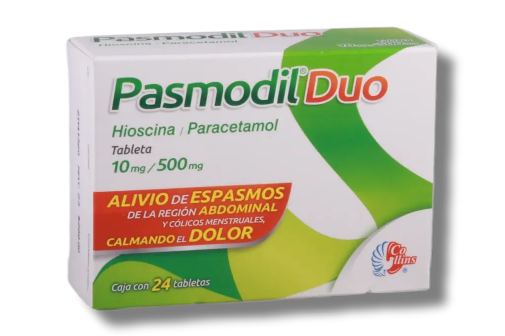 PASMODIL DUO c/24 TABS. 10/500 MG.