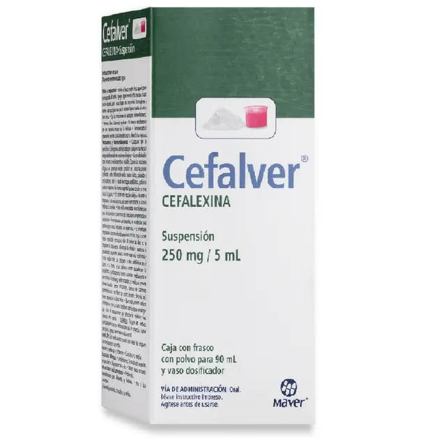 CEFALVER SUSP. Fco. 90 ML. 250 MG/5 ML.