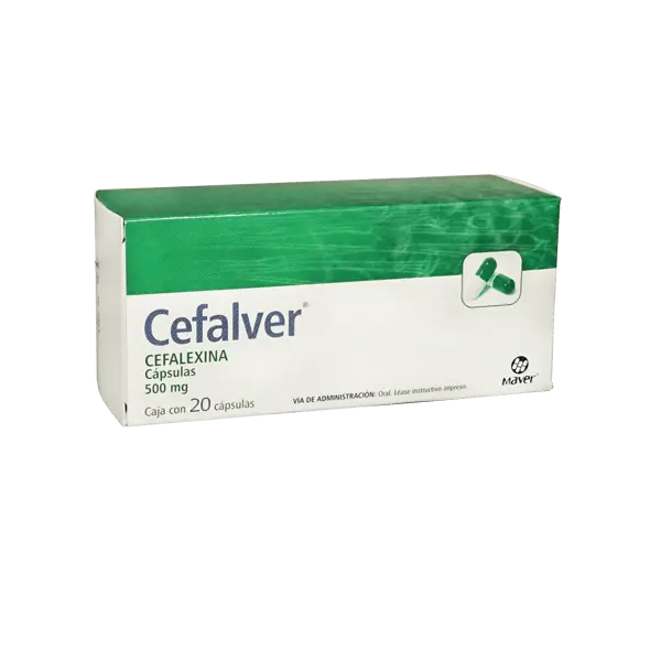 CEFALVER c/20 CAPS. 500 MG.