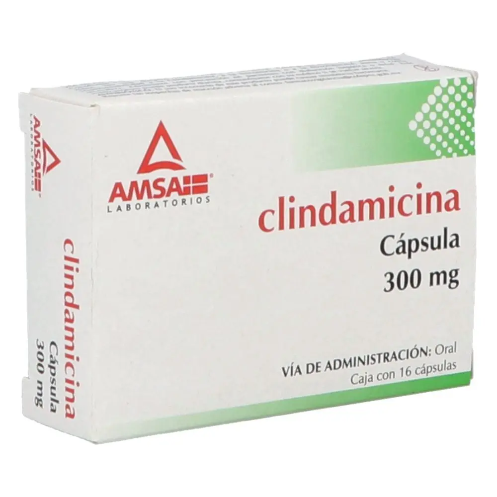 CLINDAMICINA (Amsa) c/16 CAPS 300 MG.