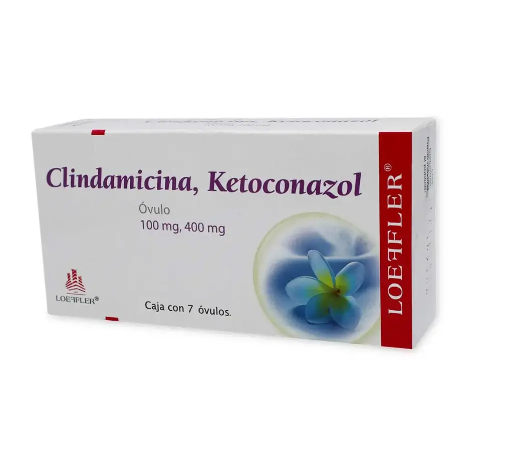 CLINDAMICINA/KETOCONAZOL (Loeffler) c/7 ÓVULOS 100/400 MG.
