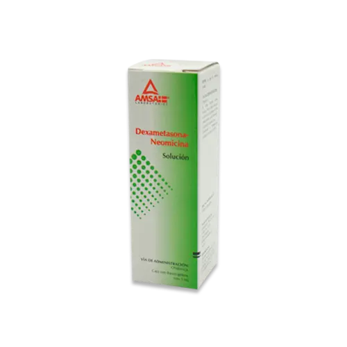 DEXAMETASONA/NEOMICINA (Amsa) Sol. Oft. Fco. Got. 5 ML. 1-3.5 MG/1 ML.