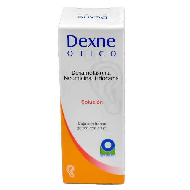 DEXNE ÓTICO SOL. Fco. Gotero 10 ML. 1.0-3.5-15.0 MG/1 ML.
