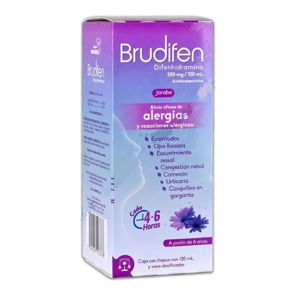 BRUDIFEN JARABE Fco. 120 ML. 250 MG/100 ML.
