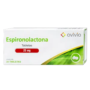 ESPIRONOLACTONA (Avivia) c/20 TABS. 25 MG.