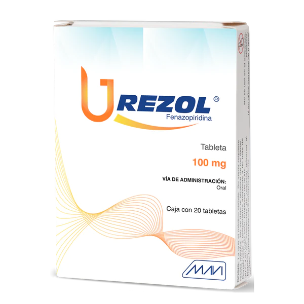 UREZOL c/20 TABS. 100 MG.