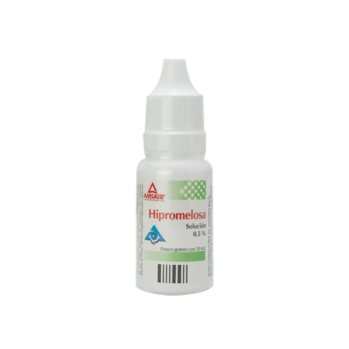 HIPROMELOSA (Amsa) Sol. Oftálmica 0.5% Fco. Gotero 10 ML.