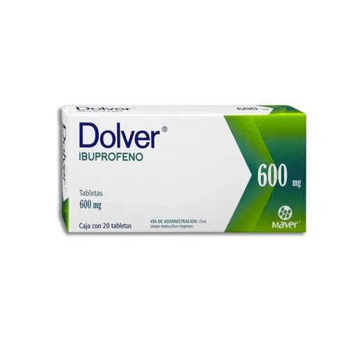 DOLVER c/20 TABS. 600 MG.