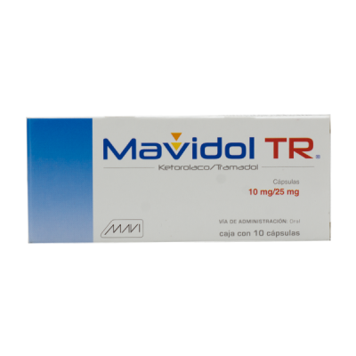 MAVIDOL TR c/10 CAPS. 10/25 MG.