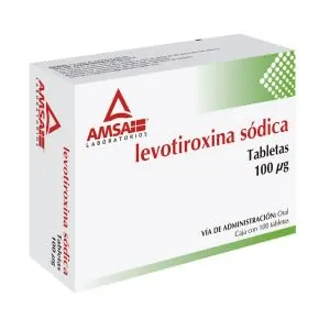 LEVOTIROXINA SÓDICA (Amsa) c/100 TABS. 100 MCG.