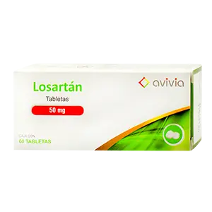 LOSARTÁN (Avivia) c/60 TABS. 50 MG.