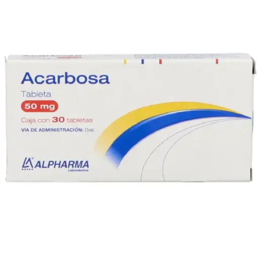 [226452] ACARBOSA (Alpharma) c/30 TABS. 50 MG.