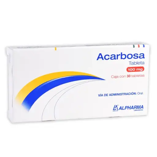 [226454] ACARBOSA (Alpharma) c/30 TABS. 100 MG.