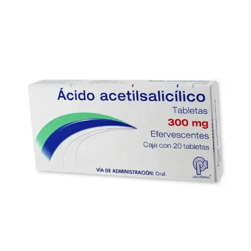 [840207] ÁCIDO ACETILSALICÍLICO (Psicofarma) c/20 TABS. Efervs. 300 MG.