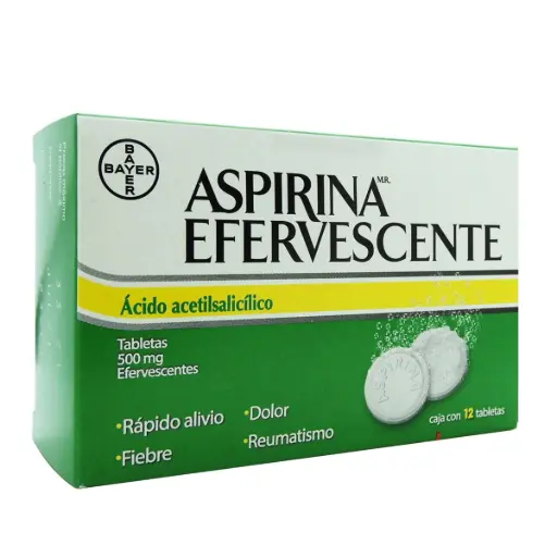 [170053] ASPIRINA EFERVESCENTE c/12 TABS. 500 MG.