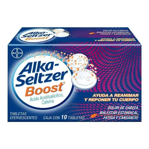 [170052] ALKA-SELTZER BOOST c/10 TABS. Efervs. 500/65 MG.