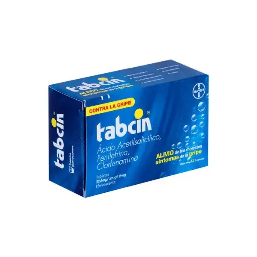 [170047] TABCIN c/12 TABS. Efervescentes 324/8/2 MG.