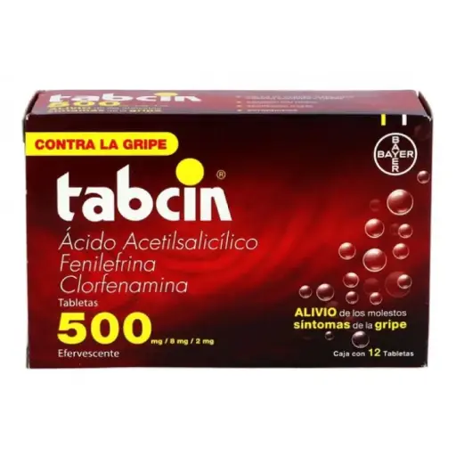 [170041] TABCIN 500 c/12 TABS. Efervescentes 500/8/2 MG.