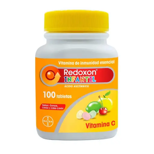 [170057] REDOXON Infantil c/100 TABS. Masticables 100 MG.