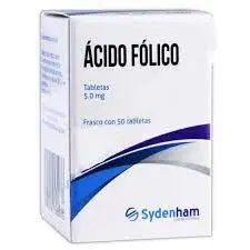 [236003] ÁCIDO FÓLICO (Sydenham) c/20 TABS. 5 MG.