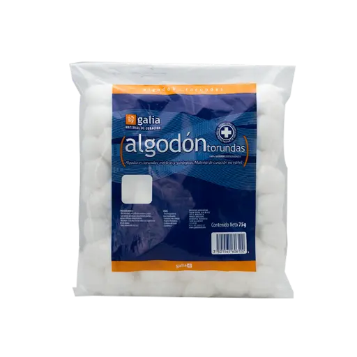 [182726] ALGODON TORUNDAS (Galia) Bolsa c/ 75 G.