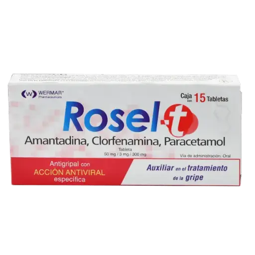[640703] ROSEL-T c/15 TABS. 50/3/300 MG.