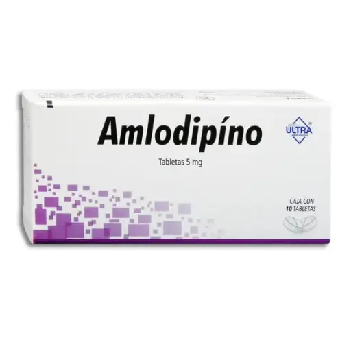 [532215] AMLODIPINO (Ultra) c/10 TABS. 5 MG.