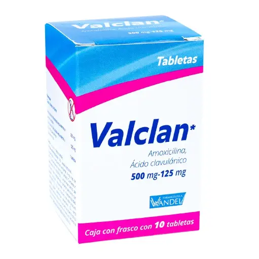 [290117] VALCLAN c/10 TABS. 500/125 MG.