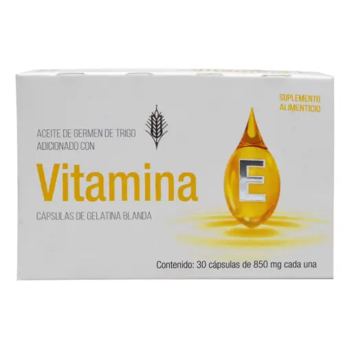 [710404] VITAMINA E (Progela) c/30 CAPS. 850 MG.
