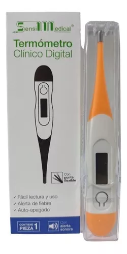 [876702] TERMOMETRO CLINICO DIGITAL Punta Flexible (SensiMedical) c/1 Pza.